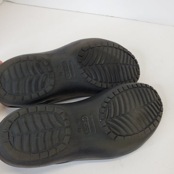 CROCS Kadee Womens Slip On Flats Comfort Shoes, Black 205077 - Sz 7. - Picture 11 of 11